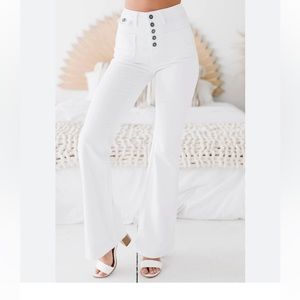 Judy Blue Patch Pocket Flares, Button Fly (NWT) 9/29